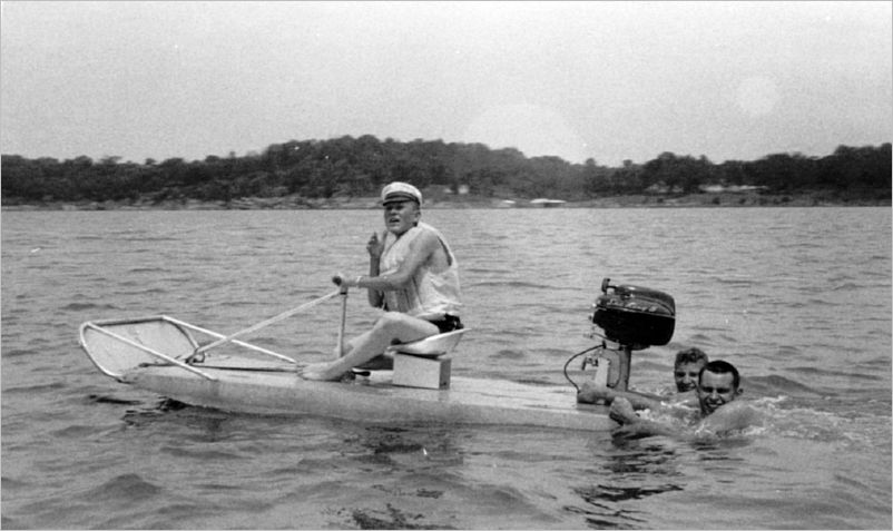 Ahem!   Uh, Cappy, have you noticed why you can't pick up good speed?  Charles and Reese pulling a James Bond manuever.